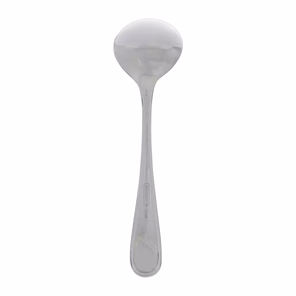 Oneida New Rim Silver 18/10 Stainless Steel Round Bowl Soup Spoon (12-Pack)