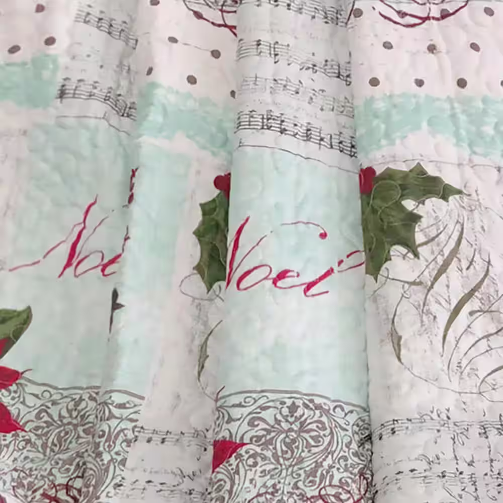 Harper Lane Noel Sherpa Throw 50x60 Blue