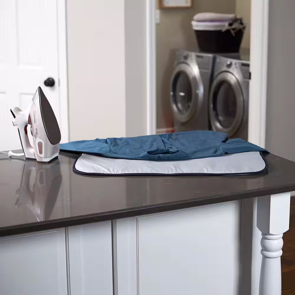 HOUSEHOLD ESSENTIALS Non-Slip Foam Backed Ironing Blanket