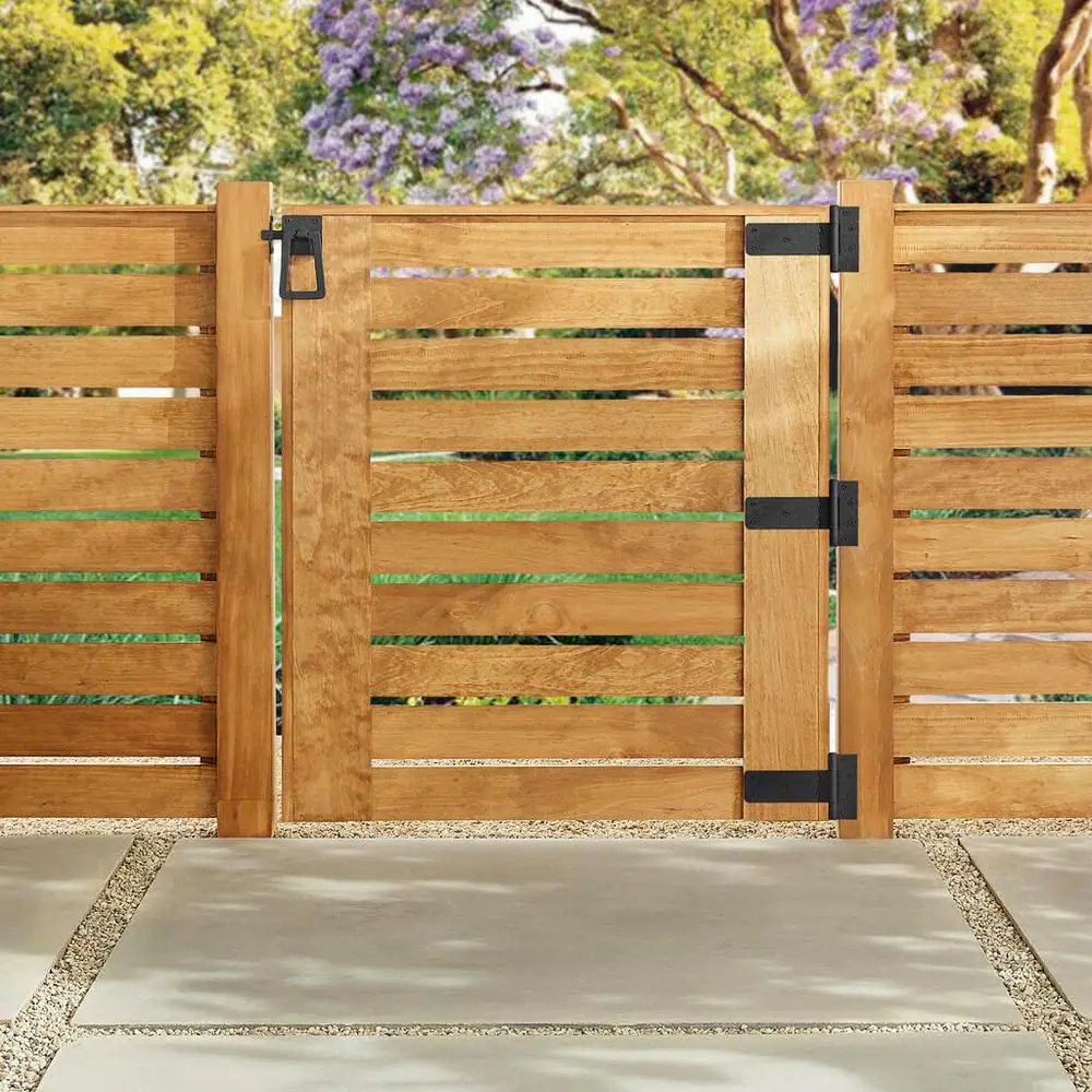 Everbilt Slate Grey Modern Ring Latch with Rust Defender
