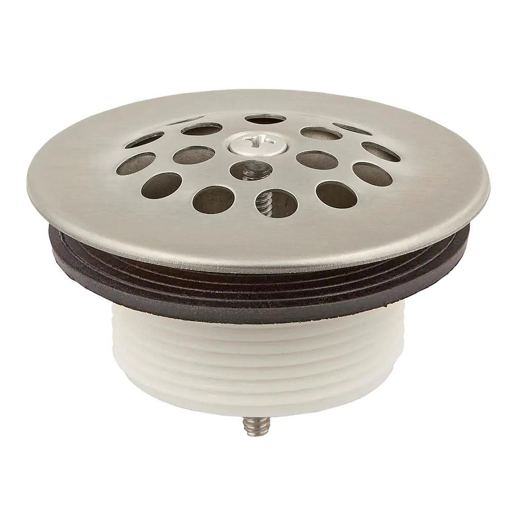 Everbilt Trip Lever Tub Overflow Plate, Brushed Nickel