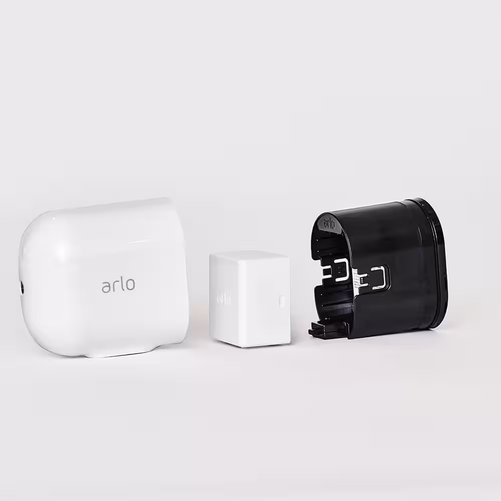 Arlo Rechargeable Camera Battery - Works with Arlo Pro 5S 2K, Pro 4, Pro 3, Ultra 2, and Ultra Cameras, White