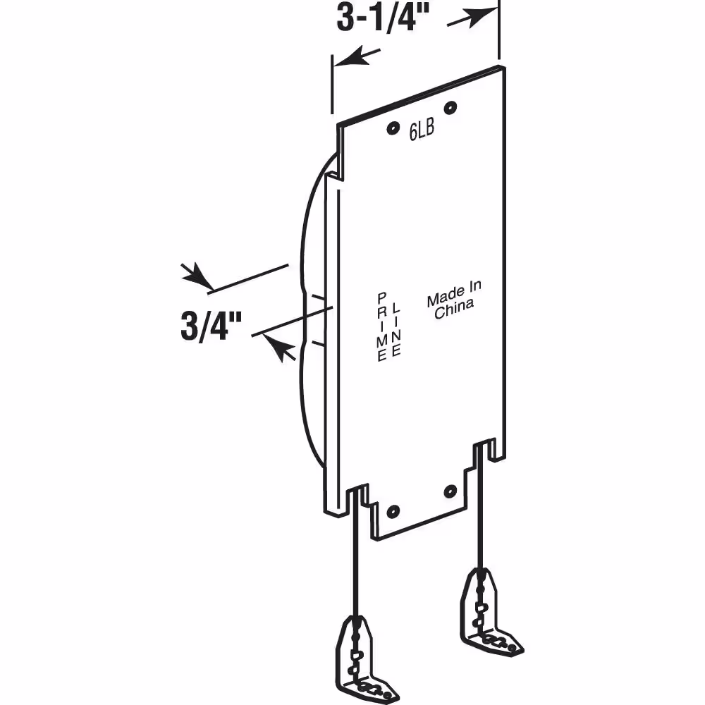 Prime-Line 6 lb. Wood Window Sash Balance