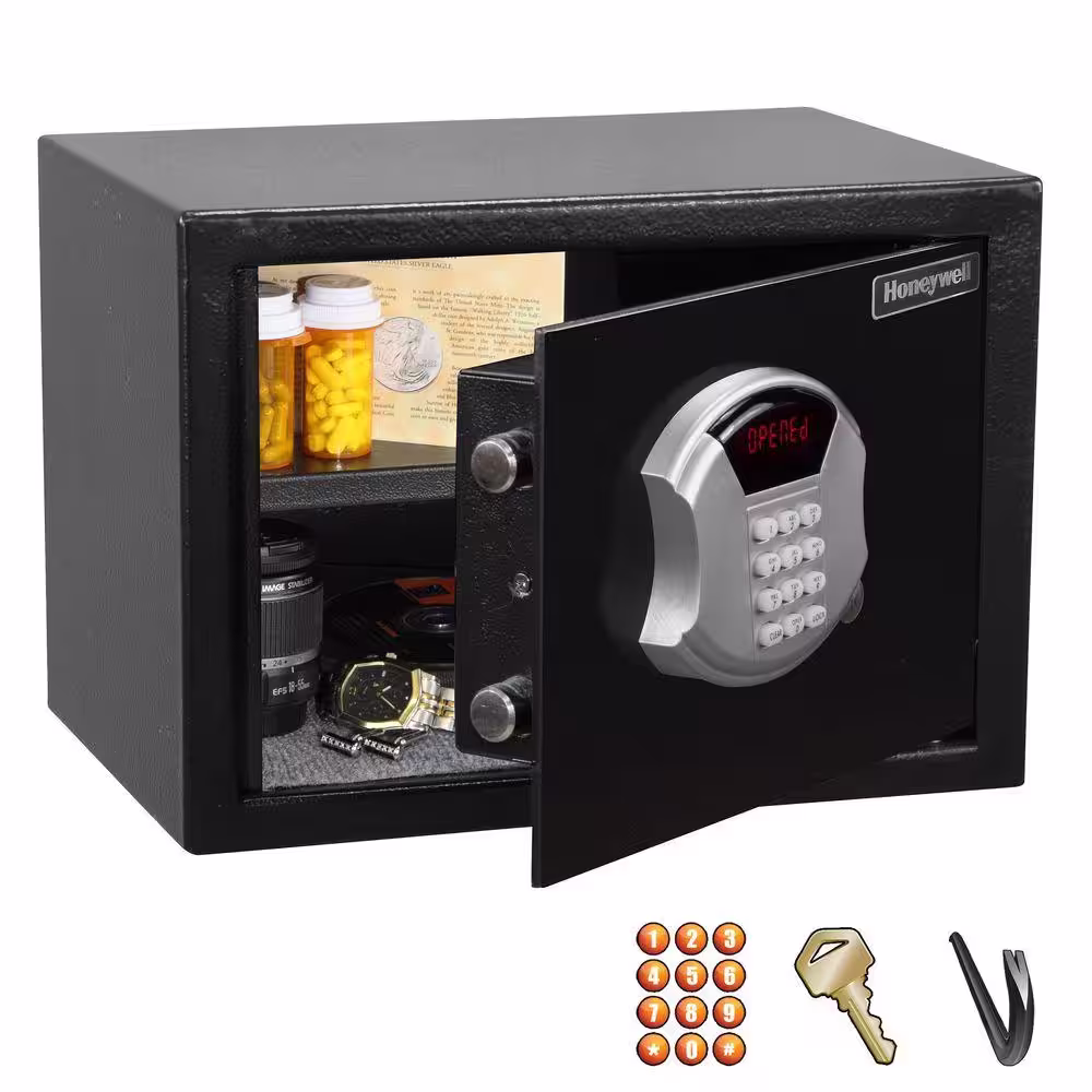 Honeywell 0.50 cu. ft. Steel Security Safe with Programmable Digital Lock