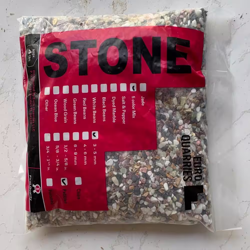 OnlinePlantCenter OPC 0.83 cu. ft. 3 mm to 5 mm 5-Color Mixed Pebble Rock