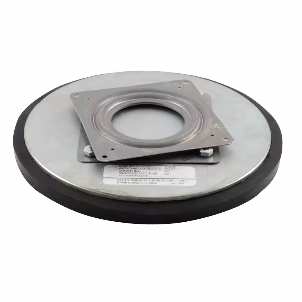 Vestil 1,000 lb. 1 in. x 18 in. Dia Heavy-Duty Manual Turntable