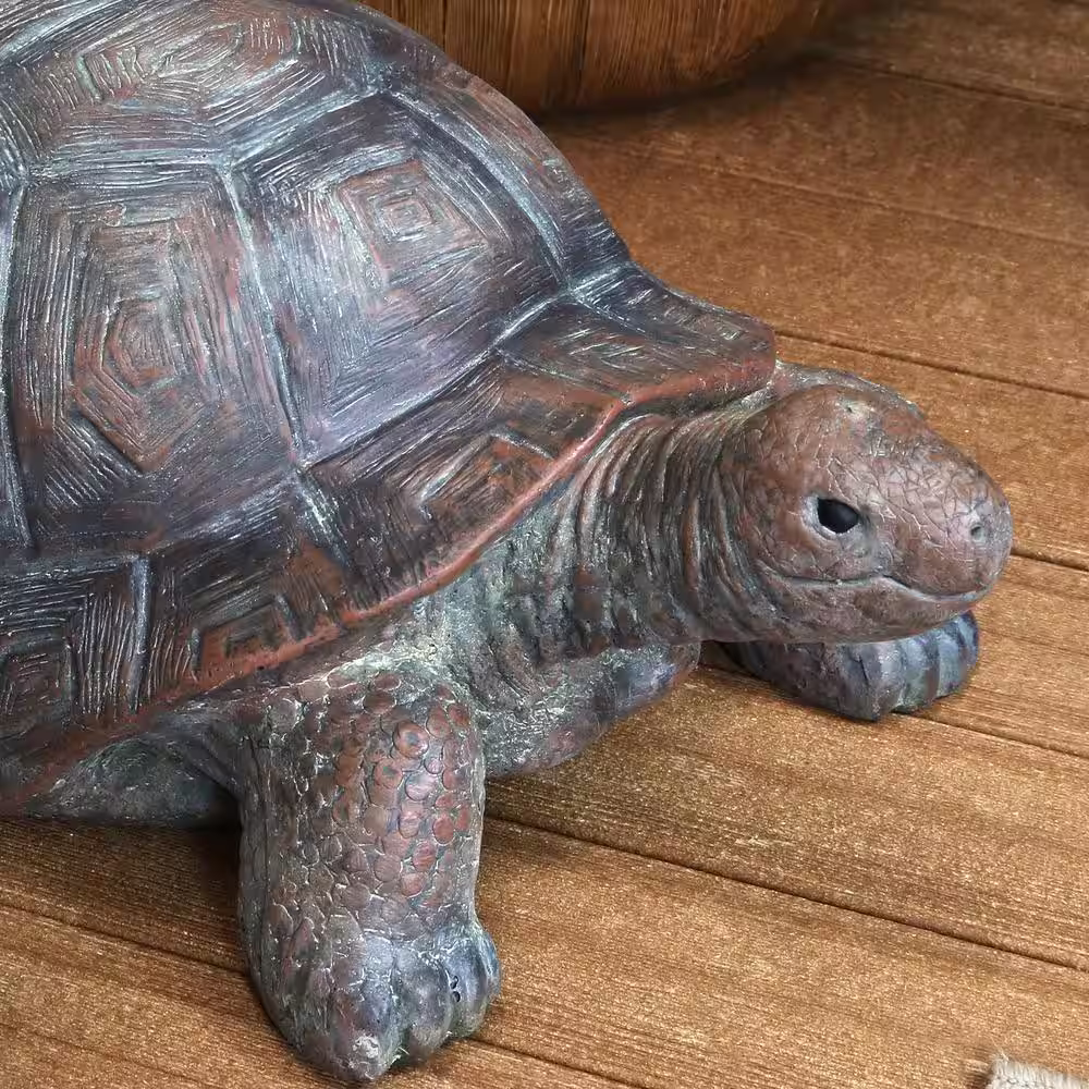 Sunnydaze Decor Talia the Tortoise Indoor/Outdoor Lawn and Garden Statue