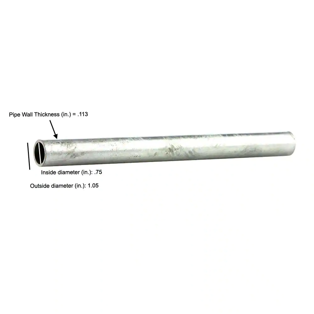 Southland 3/4 in. x 10 ft. Galvanized Steel Pipe