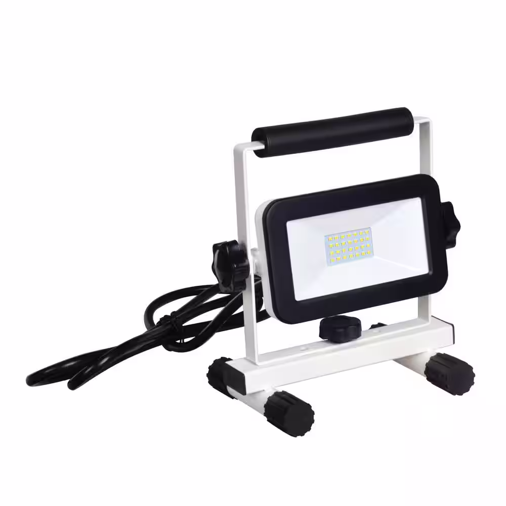 GT-LITE 1,200 Lumens Portable Work Light with Grounded Plug