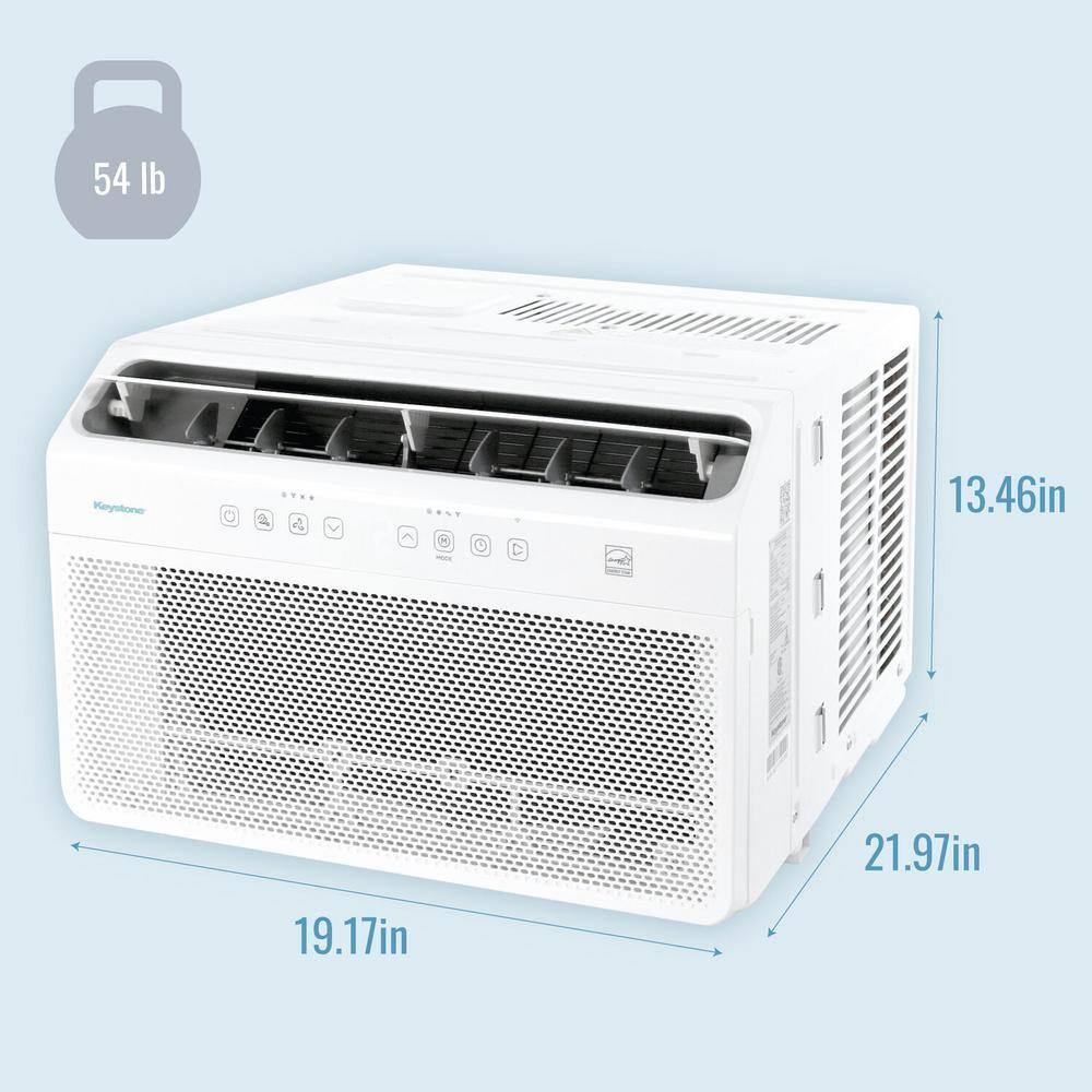 Keystone 10,000 BTU 115-Volts Window Mounted Inverter Air Conditioner with Remote Control