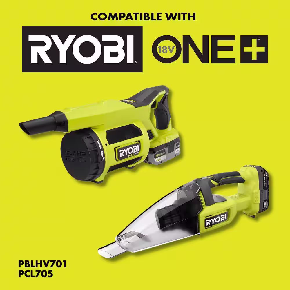 RYOBI Jobsite Vacuum Accessory Kit with (2) Extension Wand, Crevice Tool and Floorhead