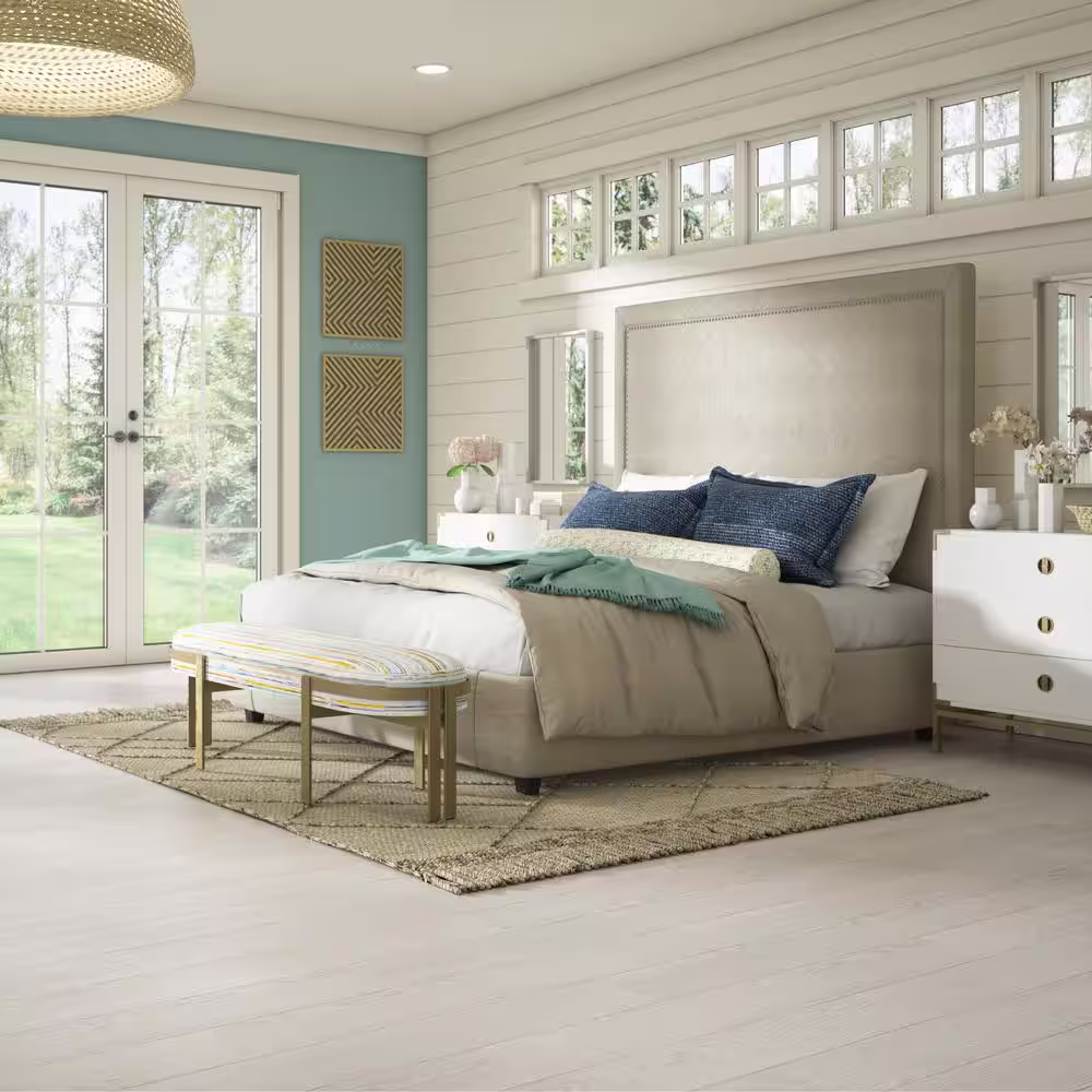 DuraDecor Modern Maven Pebble Beach 20 MIL x 7 in. W x 48 in. L Click Lock Waterproof Luxury Vinyl Plank Flooring (23.2 sqft/case)