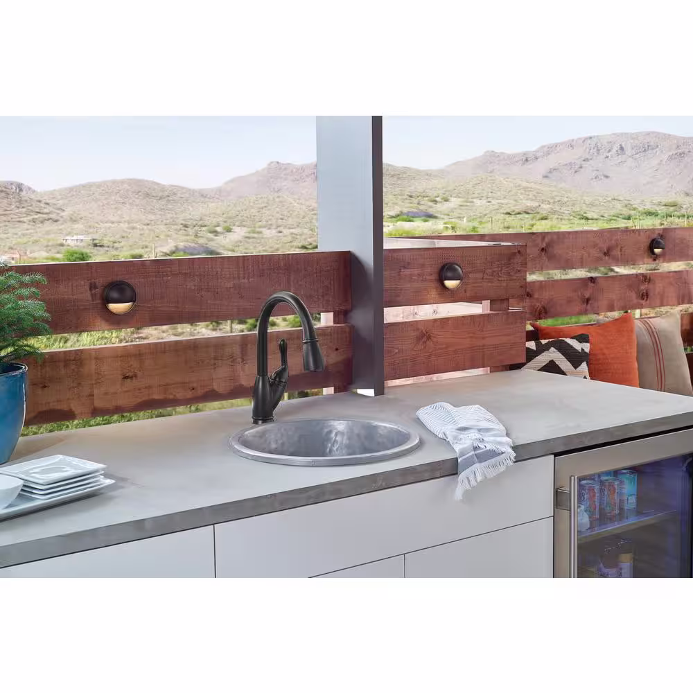 KICHLER Low Voltage Centennial Brass Deck Rail Light (1-Pack)