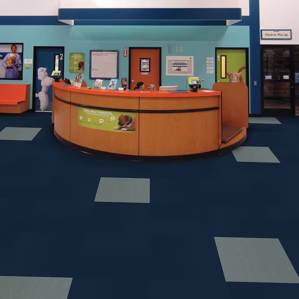 Foss First Impressions Brown Commercial 24 in. x 24 Peel and Stick Carpet Tile (15 Tiles/Case) 60 sq. ft.