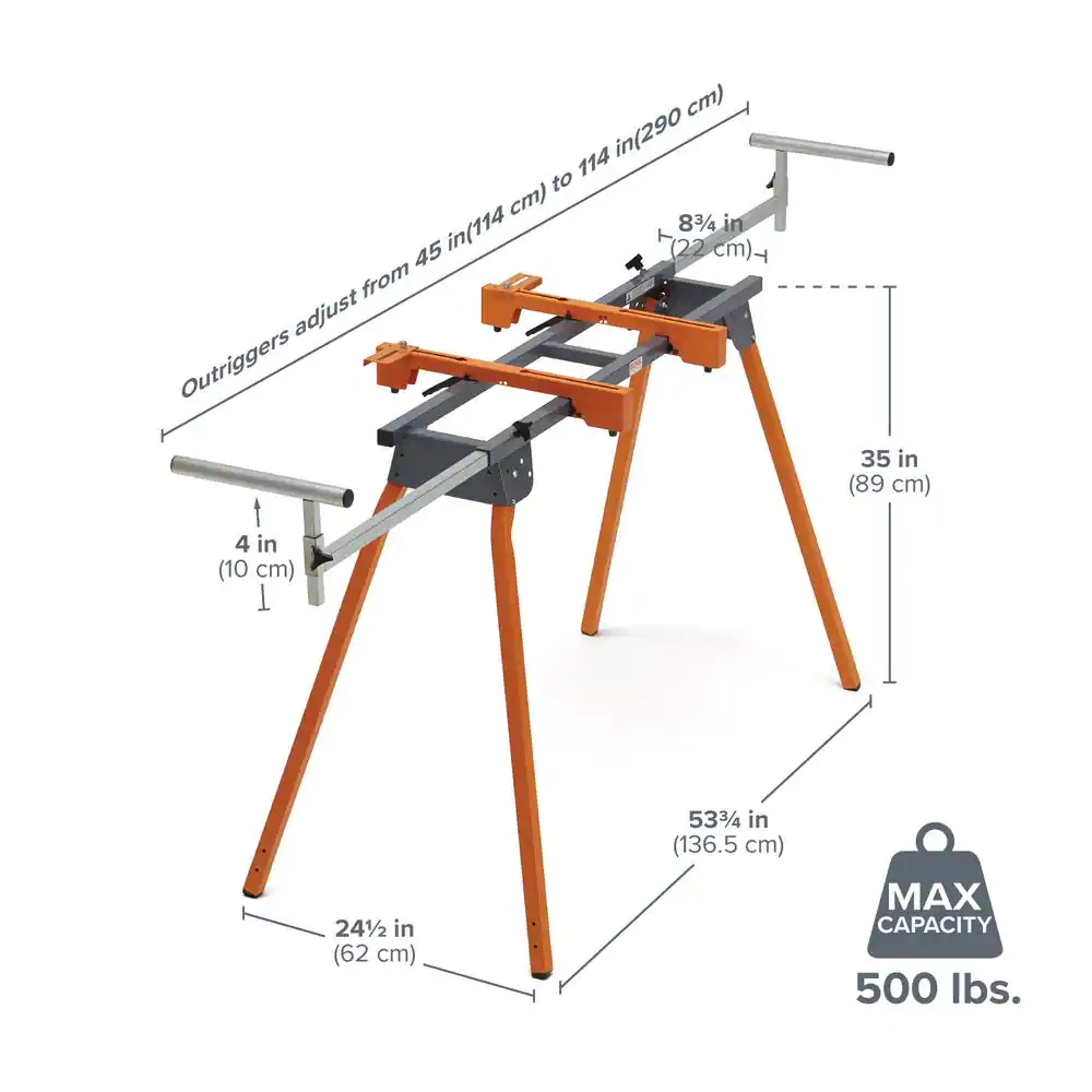 BORA Steel Folding Portable Miter Saw Stand