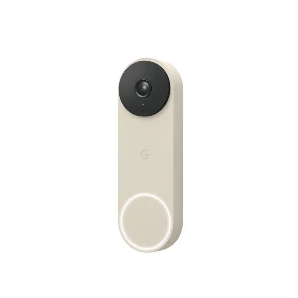 Google Nest Doorbell (Wired, 2nd Gen) - Linen