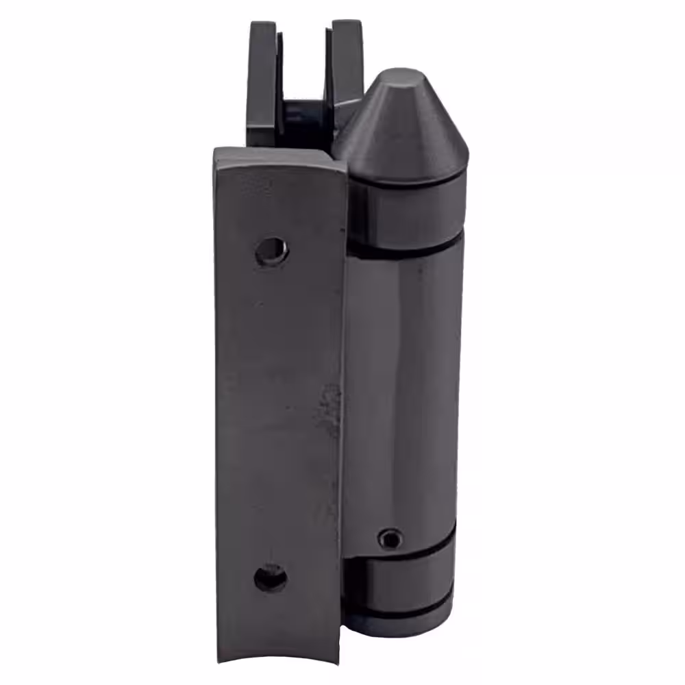 Richelieu Hardware 4-1/2 in. Stainless Steel Adjustable Spring-Loaded Pool Gate Hinge for Left-Hand Wall-to-Glass/Post-to-Glass Mount