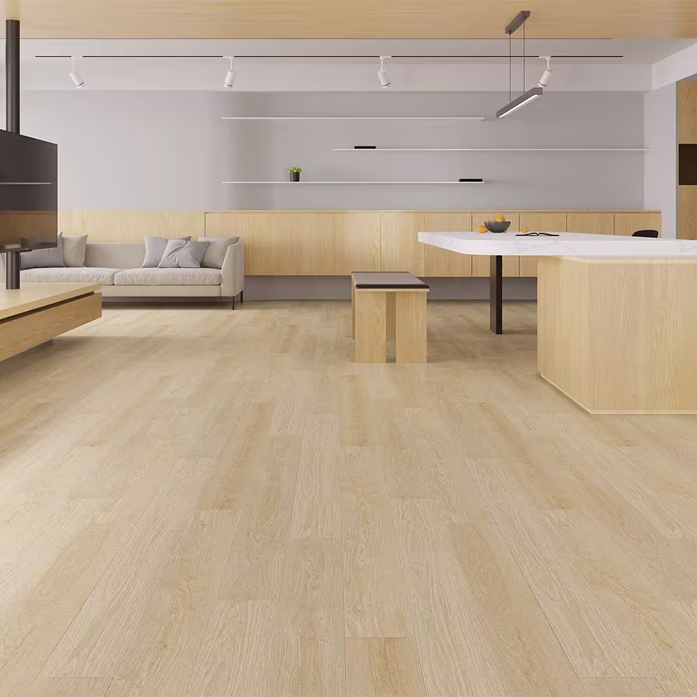 ACQUA FLOORS Calming Rio 12 mil x 6 in. W Glue Down Waterproof Luxury Vinyl Plank Flooring (42.37 sq. ft./case)