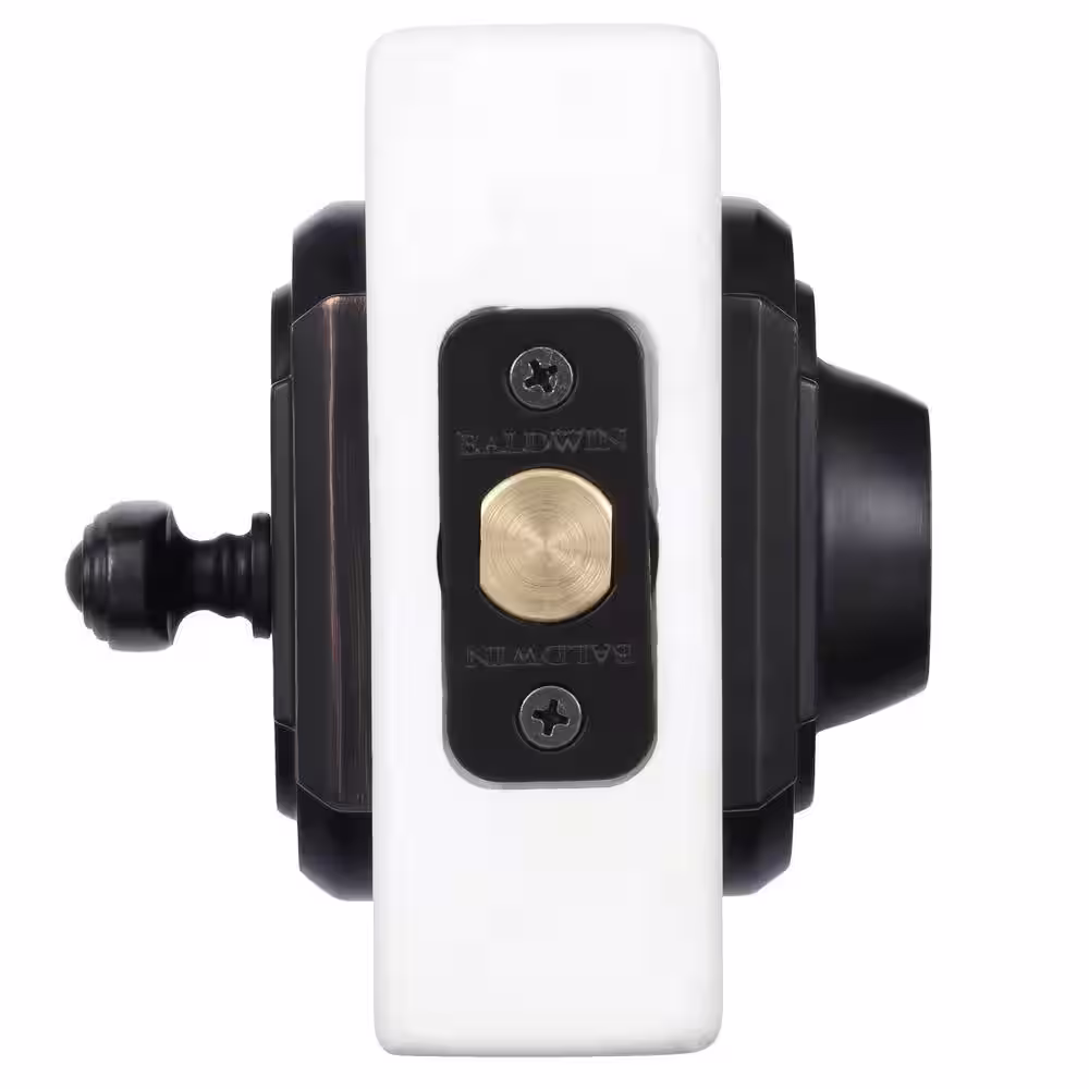 Baldwin Prestige Single Cylinder Venetian Bronze Arched Deadbolt Featuring SmartKey Security
