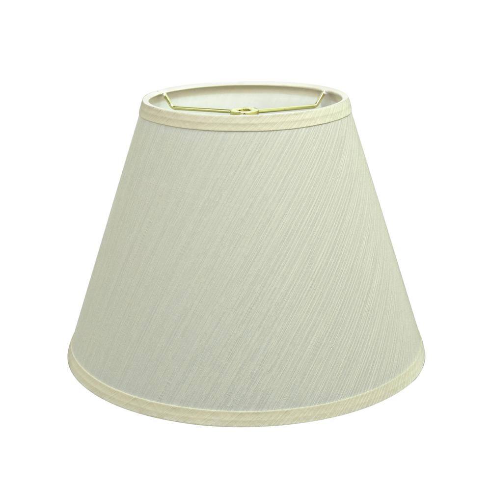 Aspen Creative Corporation 13 in. x 9.5 in. Eggshell Hardback Empire Lamp Shade