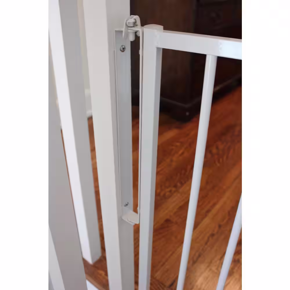 Cardinal Gates 30 in. H x 27 in. to 42.5 in. W x 2 in. D Stairway Special Safety Gate in White