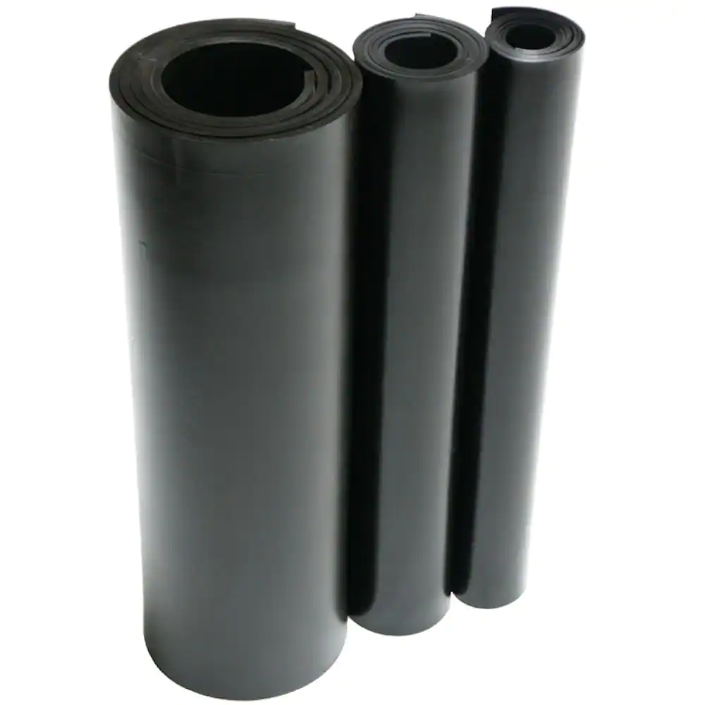 Rubber-Cal EPDM 1/8 in. x 36 in. x 96 in. Commercial Grade 60A Rubber Sheet - Black
