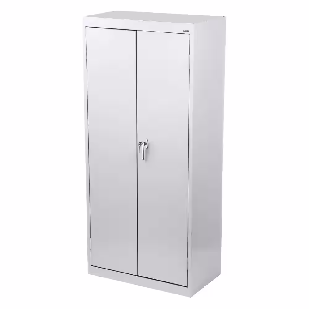 Sandusky Classic Series Steel Combination Cabinet with Adjustable Shelves in Dove Gray (72 in. H x 36 in. W x 18 in. D)