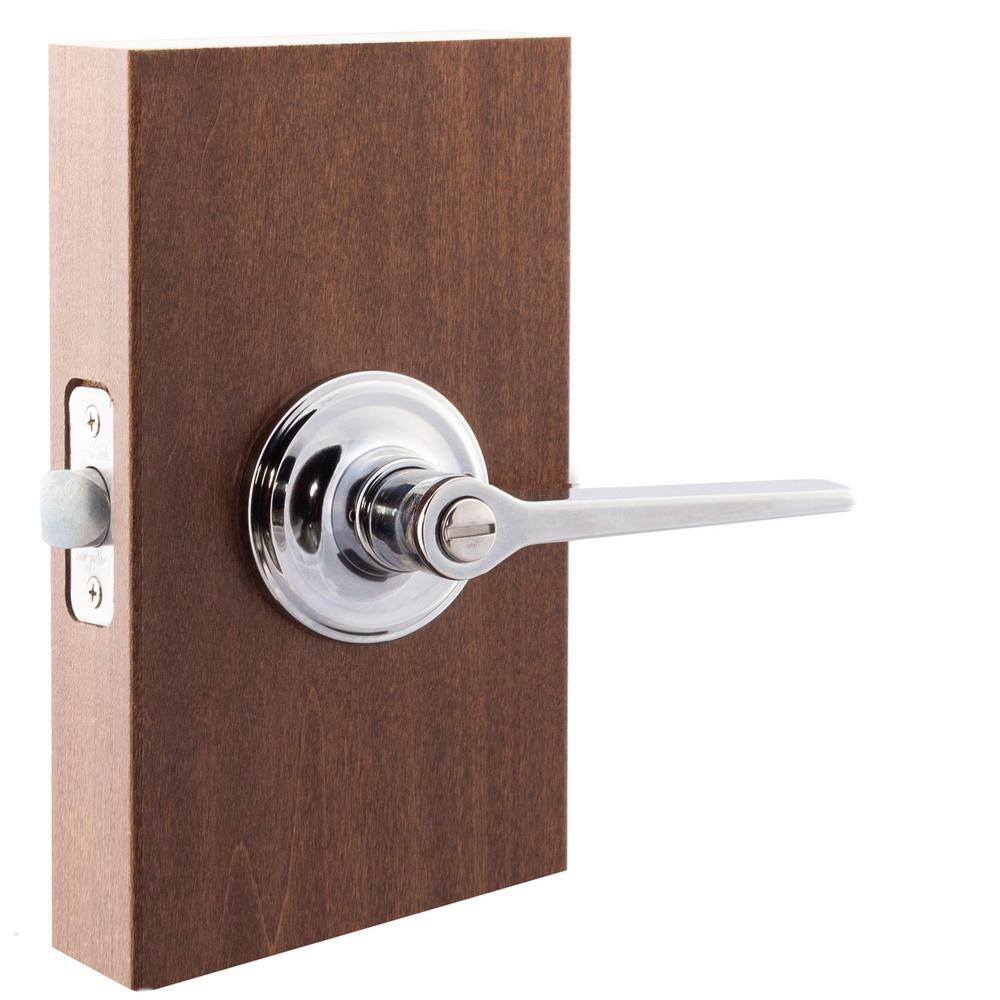 Copper Creek Contemporary Zane Polished Stainless Bed/Bath Door Handle
