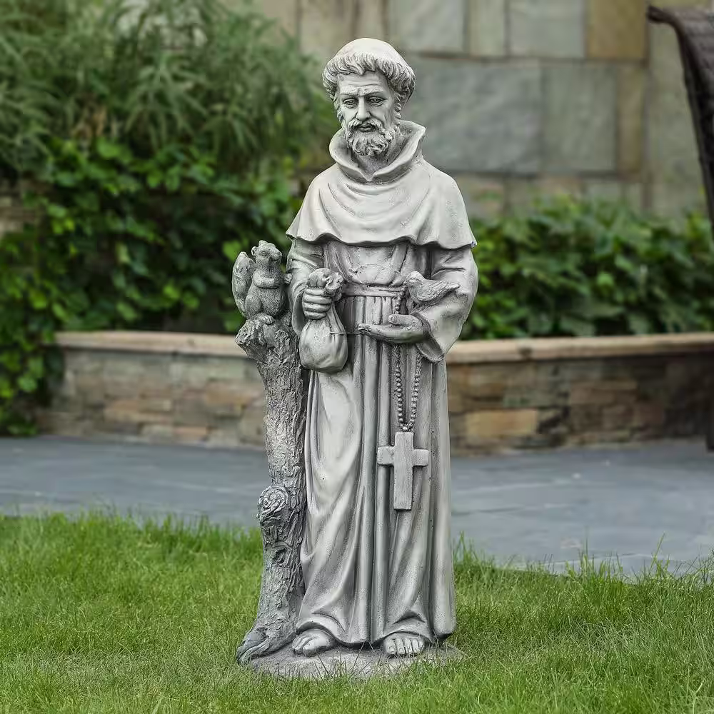 LuxenHome St. Francis Garden Statue