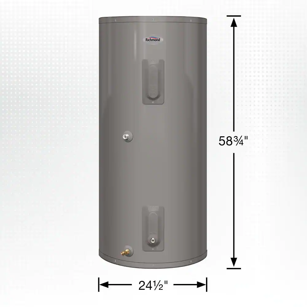 Richmond 80 Gal. Solar 6-Year 4500-Watt Universal Connect with Element Electric Water Heater