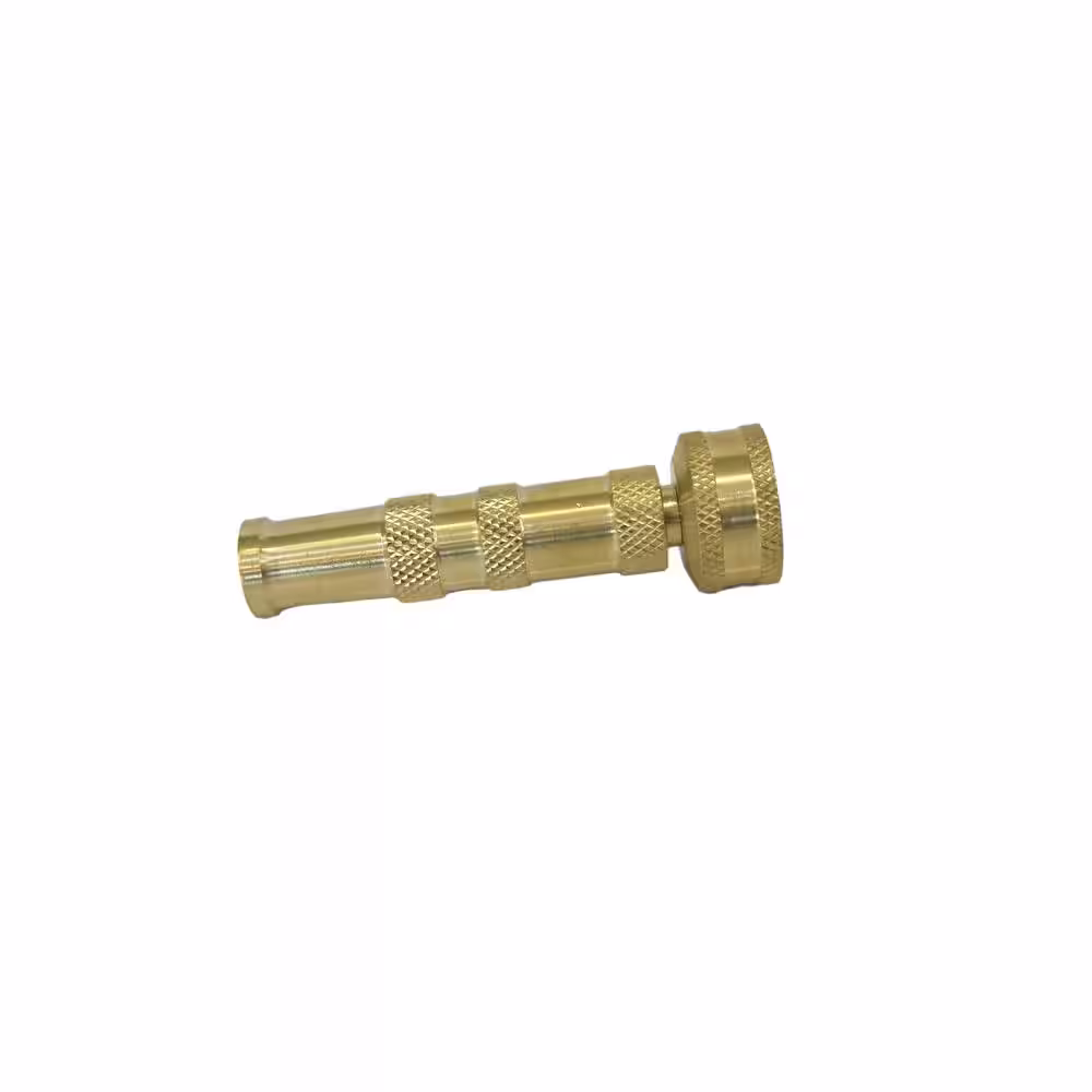 CMI inc Adjustable Brass Water Hose Nozzle for Watering and Gardening pack of 2