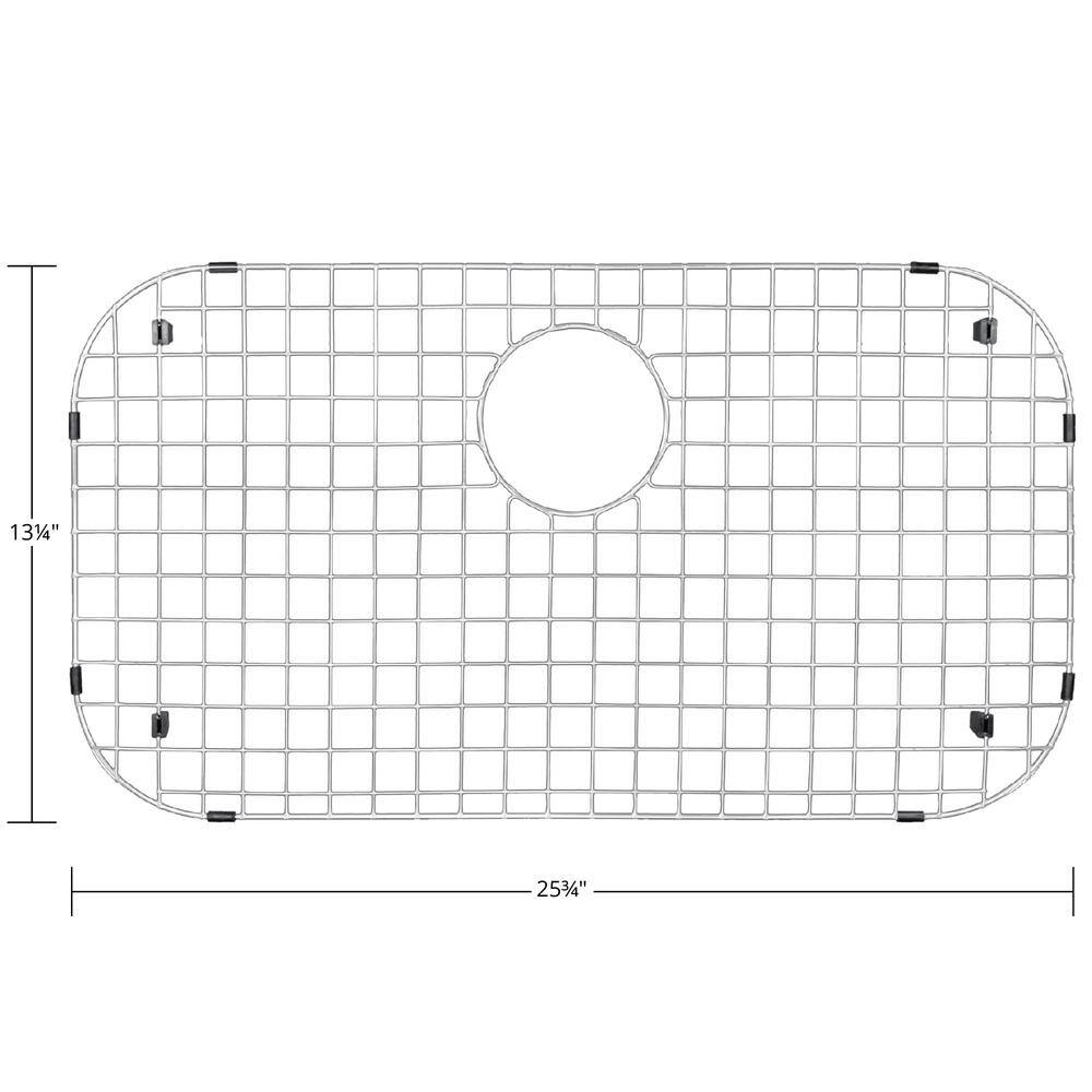 Karran 25-3/4 in. x 13-1/4 in. Stainless Steel Bottom Grid fits on PU25 and PU55