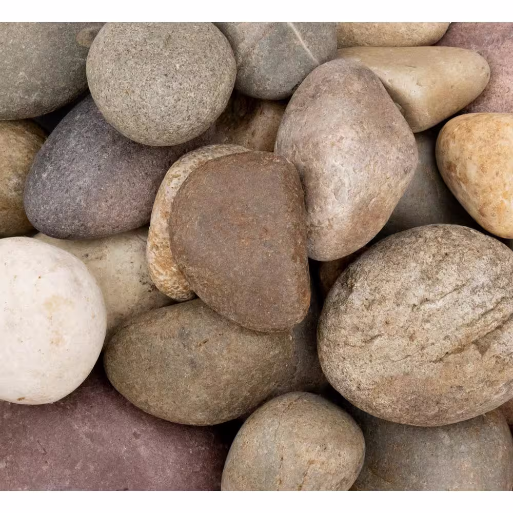 MSI Imperial 0.4 cu. ft. 1 in. to 2 in. Multi-Color Beach Pebbles 30 lbs. Bag