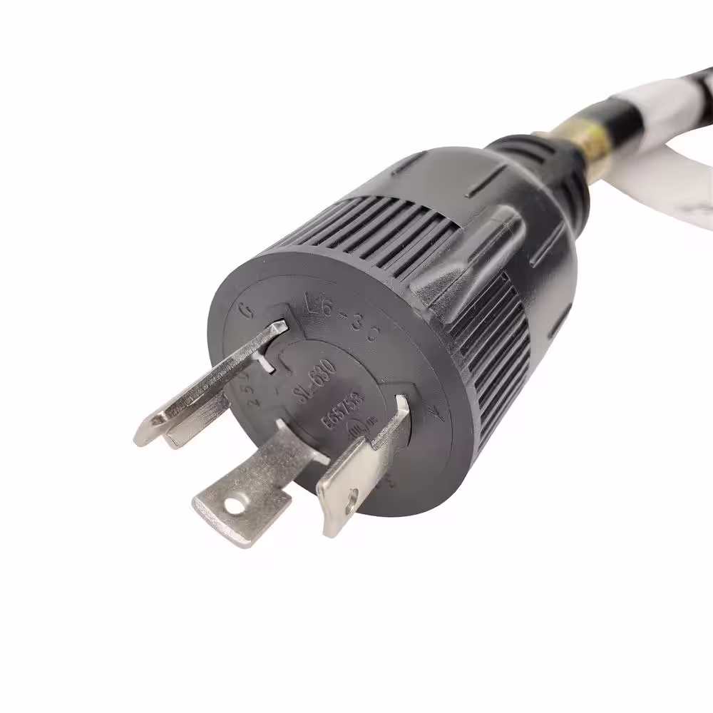 parkworld 100 ft. 10/3 30 Amp NEMA L6-30 Extension Cord NEMA L6-30P to L6-30R