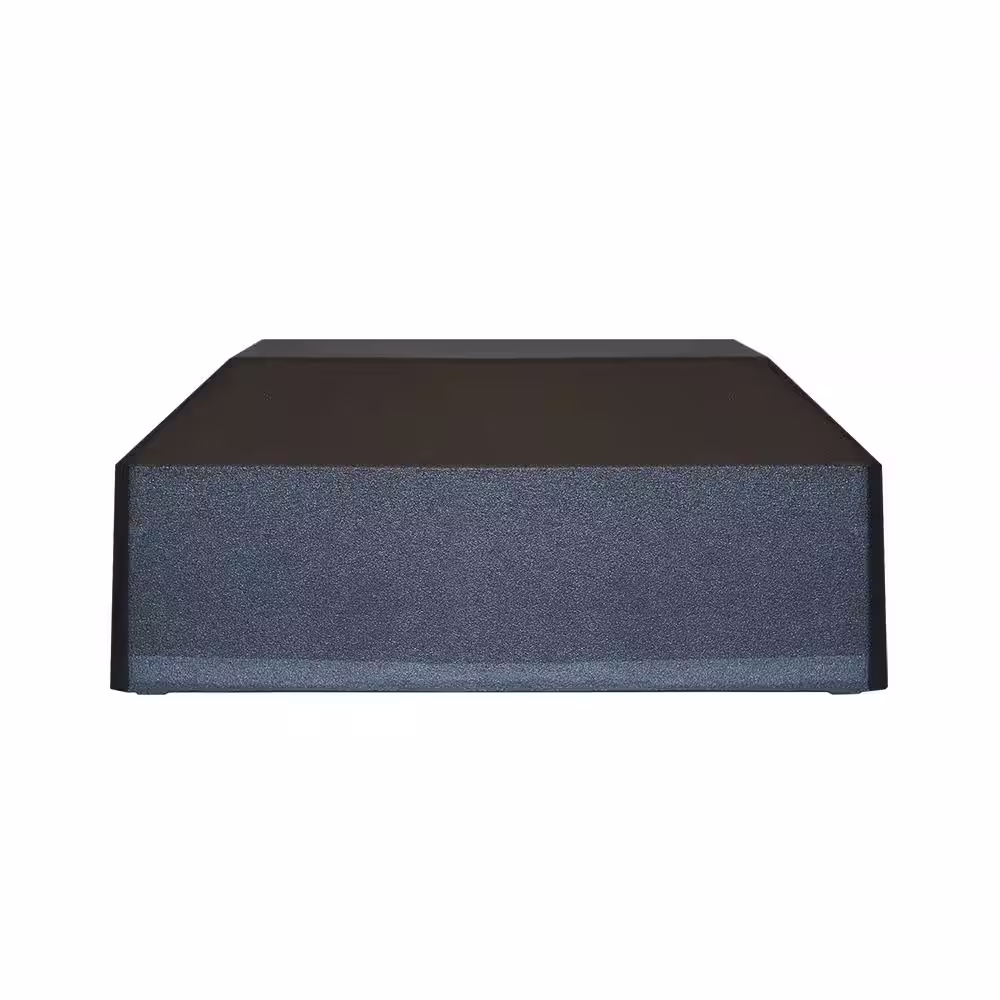 Euri Lighting 150-Watt Equivalent Integrated LED Matte Black Outdoor Wall Pack Light 5 Color Selectable 30/35/40/50/65K