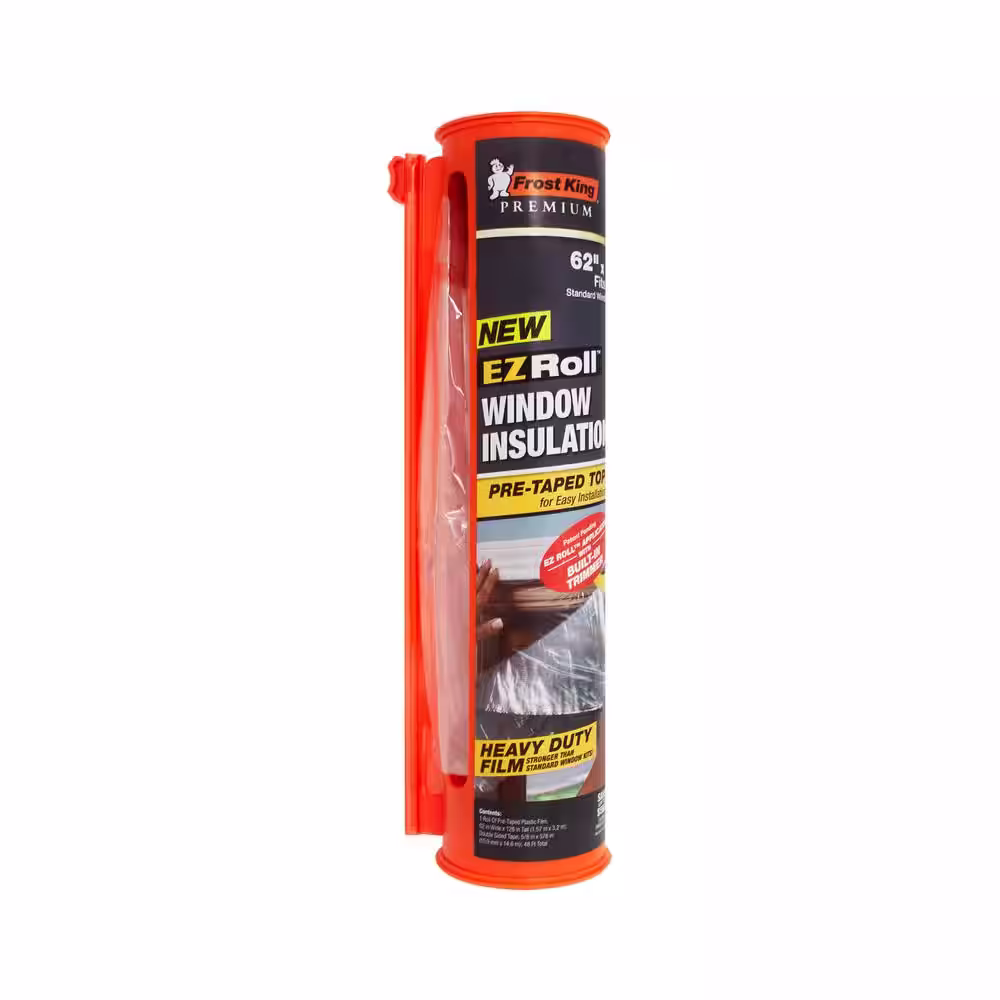 Frost King 126 in. W x 62 in. H Cylinder EZ Roll Dispenser Shrink Window Kit