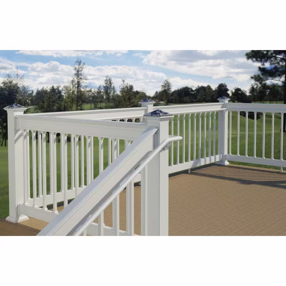 None White Aluminum Offset ADA Hand Rail Bracket
