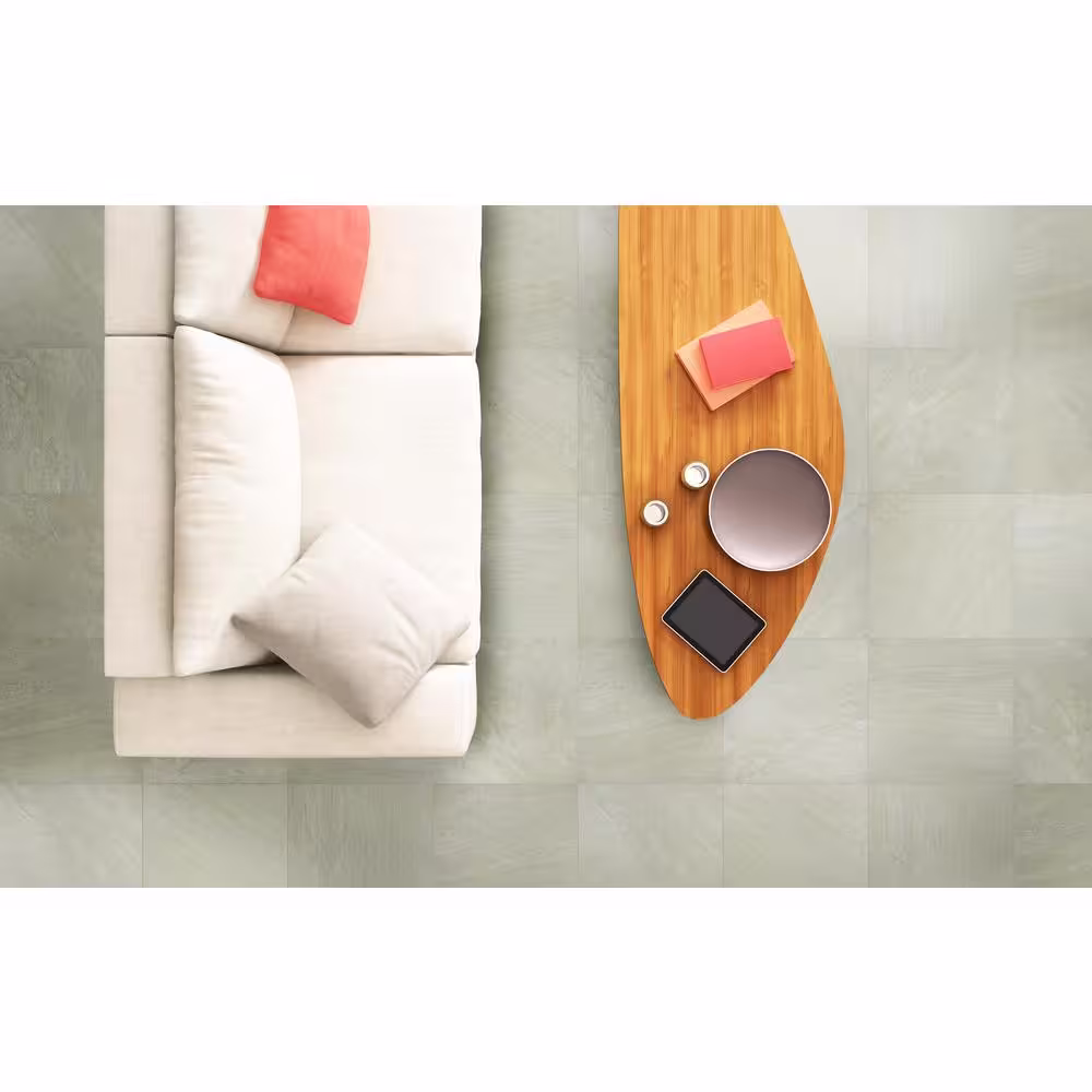 MSI Quartz White 24 in. x 24 in. Matte Porcelain Floor and Wall Tile (16 sq. ft./Case)