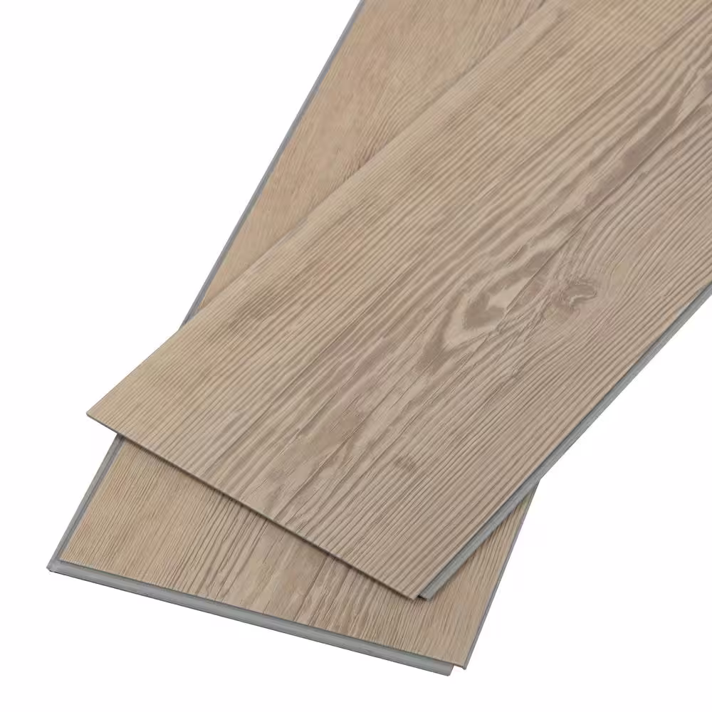 None Aqua Defy Brigantine Pine 20 MIL x 7.1 in. W x 48 in. L Waterproof Luxury Vinyl Plank Flooring (23.8 sqft/case)