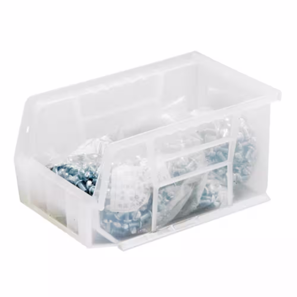 QUANTUM STORAGE SYSTEMS Ultra Series 2.40 Qt. Stack and Hang Bin in Clear (12-Pack)