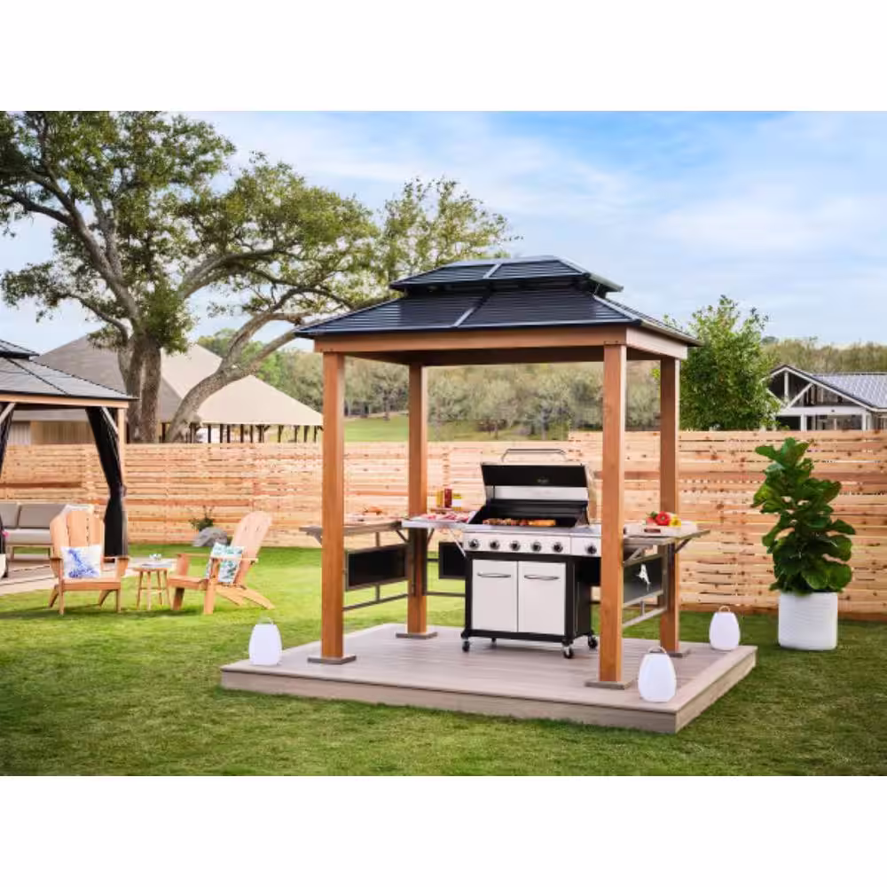 Tommy Bahama Maui 6 ft. x 8 ft. Grill Gazebo