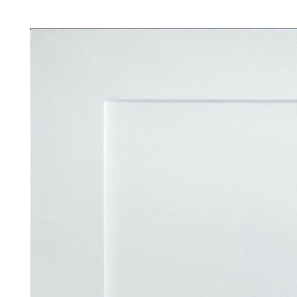 Krosswood Doors 32 in. x 96 in. Right-Hand Craftsman Shaker 3-Panel Primed Solid Hybrid Core MDF Single Prehung Interior Door