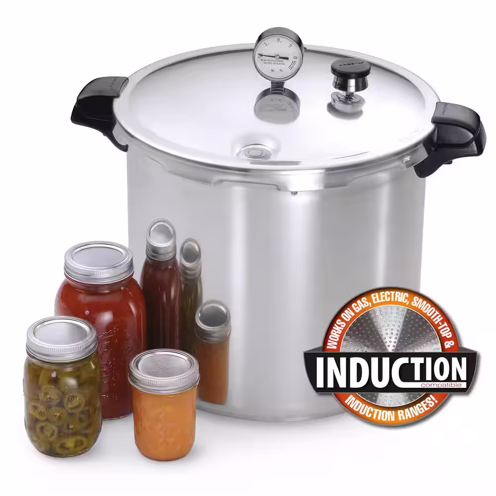 Presto 23 qt. Aluminum Pressure Canner with Rack