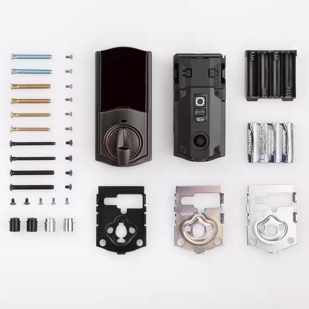 Kwikset Zigbee 3.0 Venetian Bronze Convert Smart Lock Deadbolt Conversion Kit