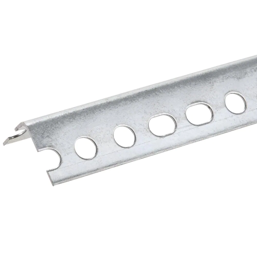 Everbilt 1-1/4 in. x 18-Gauge x 72 in. Zinc-Plated Slotted Angle