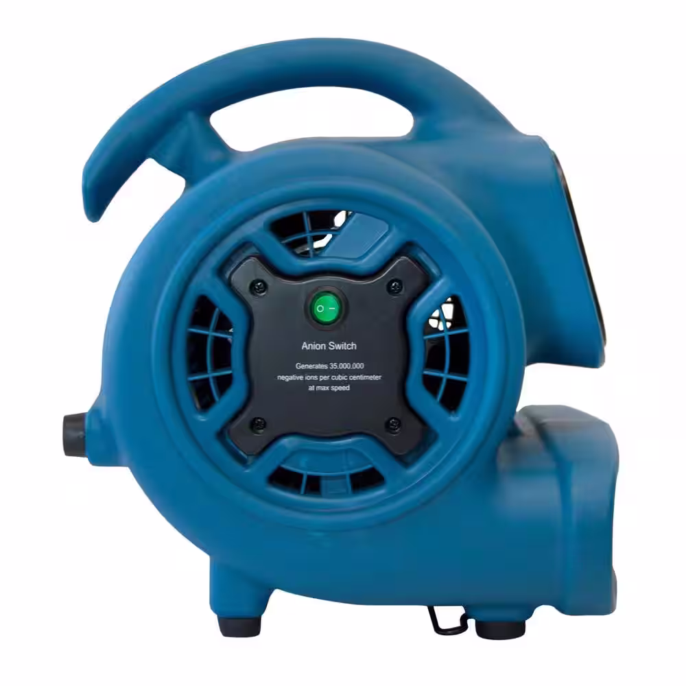 XPOWER Freshen Aire 8.75 in. 800 CFM 4 Speeds Scented Air Mover Blower Fan with Timer and Negative Ion Generator