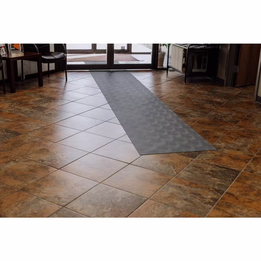 G-Floor Levant 30 in. W x 24 ft. L Slate Grey Commercial Grade Vinyl Garage Flooring Runner