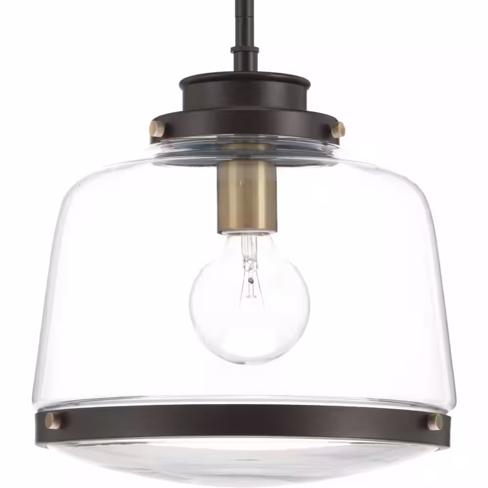 Progress Lighting Judson Collection 1-Light Antique Bronze Pendant
