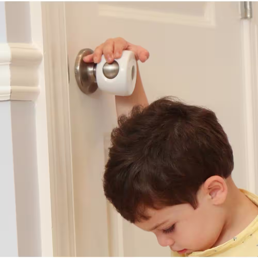 None Door Knob Covers Child Safety by Jool Baby (4 -Pack)
