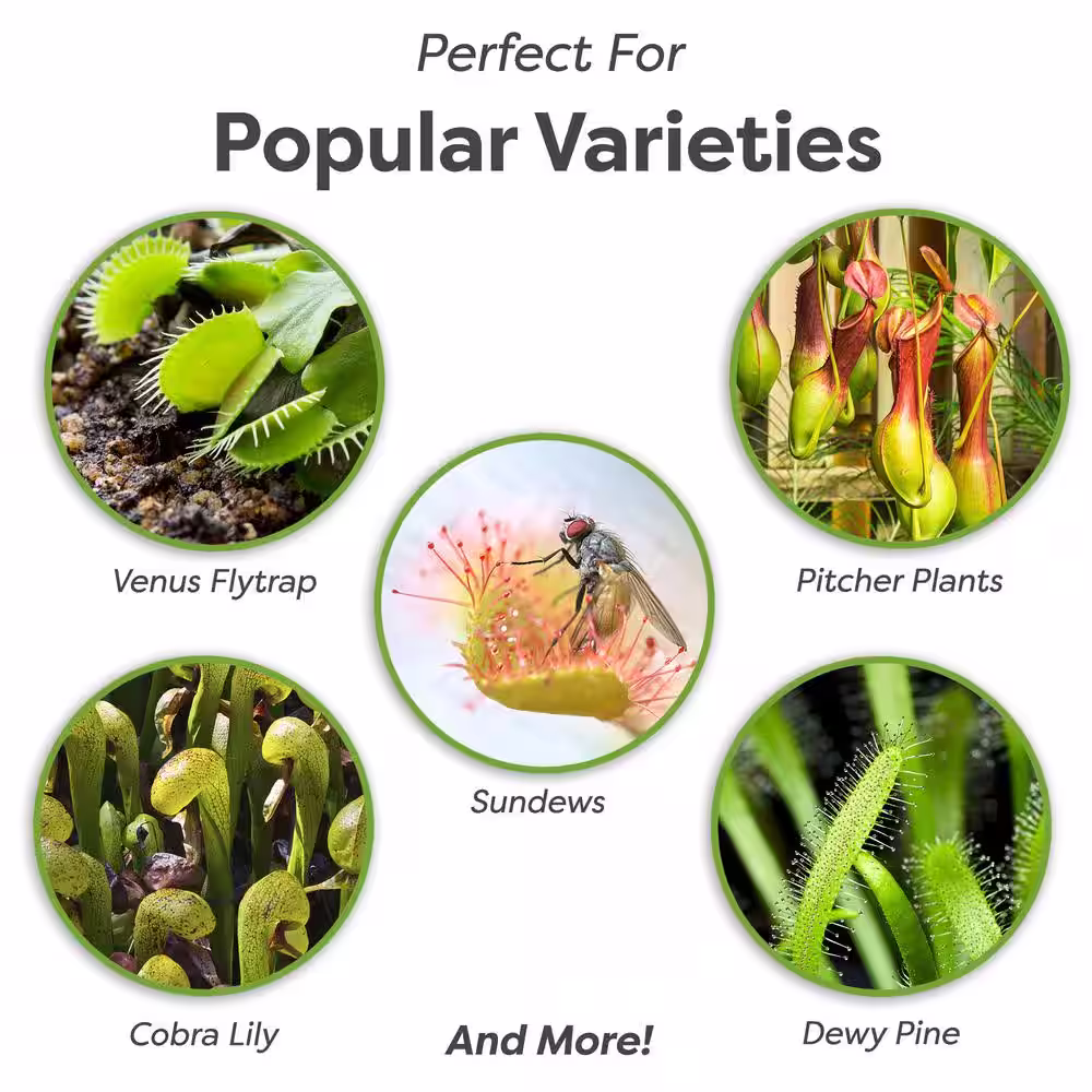 Perfect Plants 4 Qt. Organic Carnivorous Plant Soil - Balanced Substrate